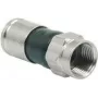 Triax KOKA 6 F conector de compresión F para cable de 4,6 mm, 350094