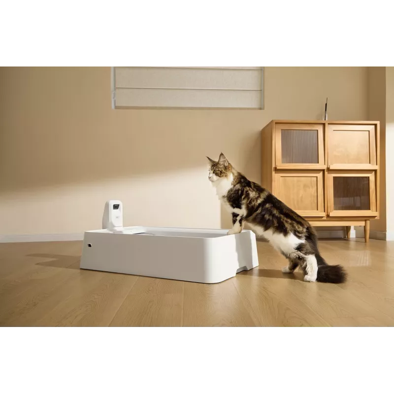 Arenero autolimpiable para gatos PETKIT T7-EU, blanco