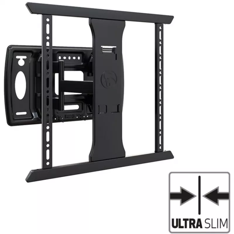 HAGOR BrackIT TnT - set de montaje (soporte) - totalmente articulado - para pantalla plana - negro - tamaño de pantalla: 101,6-165,1 cm (40-65) - montaje en pared