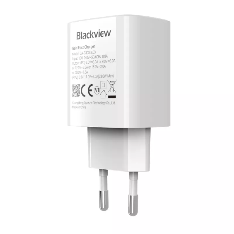 Cargador negro VIEW CHAR-33W/BV USB-C 33W carga rápida, negro