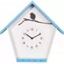 Reloj NeXtime 3109bl Cuckey, 30,5x33x11 cm, pared, azul/blanco