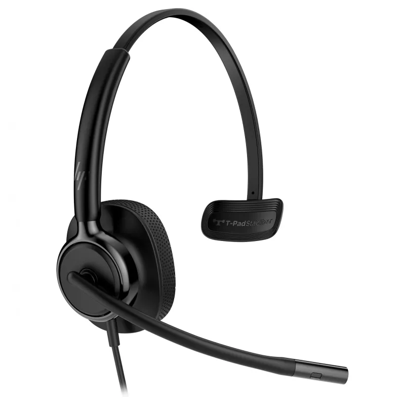 Auriculares USB monoaurales con cable HP Poly Mission 415 — ligeros con 99 g, diseño de una oreja