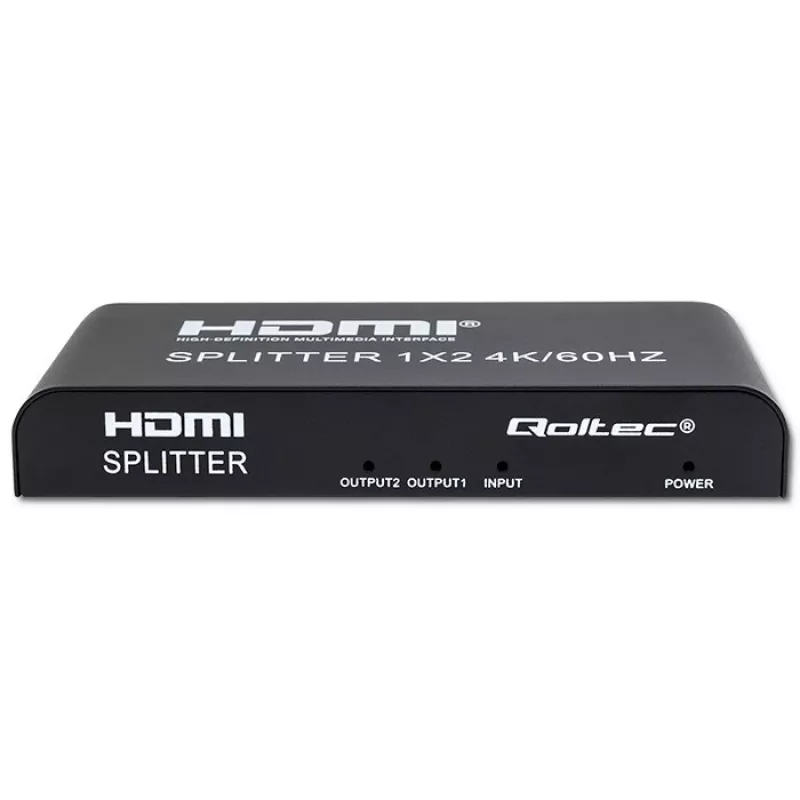 Qoltec 51797 Splitter HDMI activo 2 x HDMI 4K x 2K | 6 Gb/s | 60 Hz