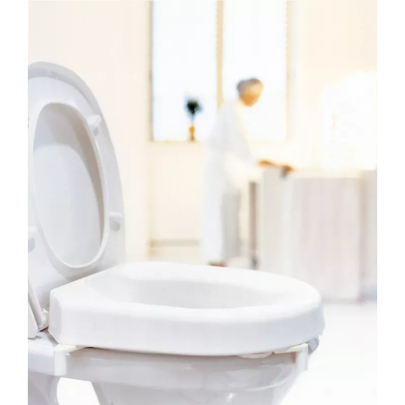 Etac Hi-Loo elevador de inodoro con tapa, 10 cm