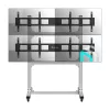 Soporte móvil para TV/vídeo ONKRON FSPRO2L22-S ajustable en altura con ruedas para pantallas
