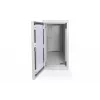 Digitus Caja de ordenador con puerta de cristal, con ruedas, con cerradura, con ranuras de ventilación