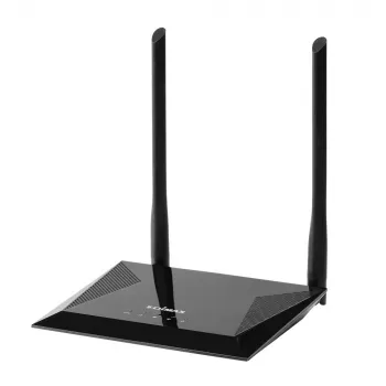 Router inalámbrico Edimax N300 Fast Ethernet Banda única (2,4 GHz) Negro