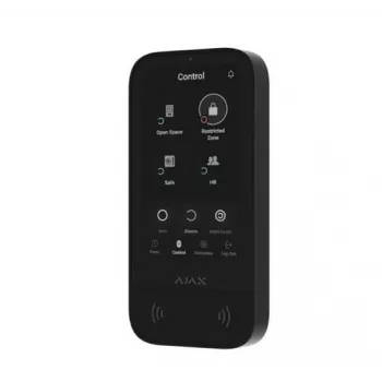 Teclado Ajax KeyPad TouchScreen RF negro con batería