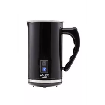 Espumador/calentador de leche automático Adler AD 4478 — recipiente de acero inoxidable, capacidad 240 ml, 500 W, caliente y frío