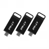 PNY Elite 128 GB USB-C 3.2 Gen 1 memoria USB, pack de 3 (Retail)