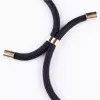 Collar para teléfono Lookabe para iPhone 7/8 Plus — cadena dorada, funda negra