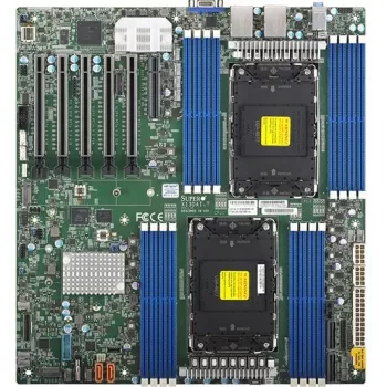 Supermicro - MBD-X13DAI-T-B - Placa base - E-ATX - DDR5 DIMM SATA 6 GB/s Gráficos LAN USB 3.2 USB 3.0 USB 3.0 VGA PCI-Express