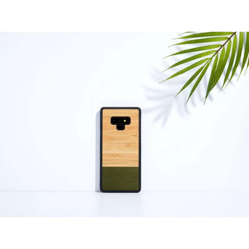 Funda para smartphone Man and Wood para Samsung Galaxy Note 9 — Bambuswald negro