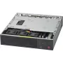 Super Micro Supermicro SC101F - Factor de forma ultra pequeño - Mini-ITX - sin fuente de alimentación - negro (CSE-101F)