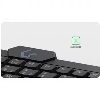 Teclado KeySonic KSK-3210ELU (DE) home USB QWERTZ alemán negro