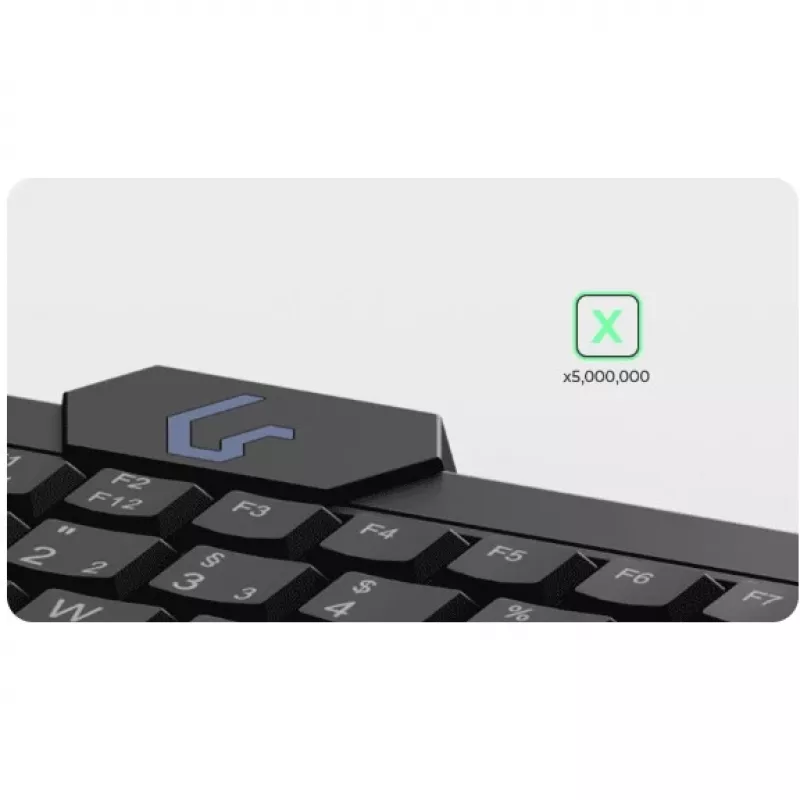 Teclado KeySonic KSK-3210ELU (DE) home USB QWERTZ alemán negro