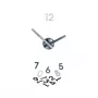 NeXtime Reloj 2695 Probe, Ø42 cm, pared, transparente