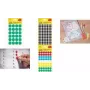 Puntos de papel autoadhesivos AVERY 59994 colores surtidos – rollo de etiquetas reutilizables