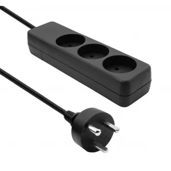 Regleta de enchufes ProXtend K3-KIT10B de 3 tomas con cable de 10 m