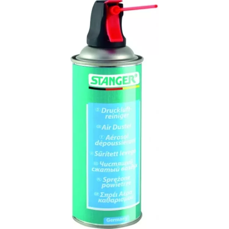 Spray de aire comprimido Stanger Air Duster 400 ml – modelo 55030001, bote de aerosol para limpieza de electrónica