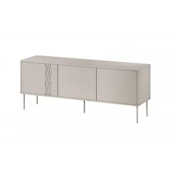 Mueble RTV Cama 3D TRESSE 150x40x55 cashmere mate