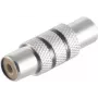 Adaptador ShiverPeaks conector hembra RCA a conector hembra RCA 57040-MS, metal negro