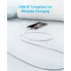 Cable USB-A a USB-C Anker A81H5G21 — 0,9 m, blanco