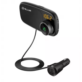 Soporte magnético para teléfono Tellur FMT-B6, negro, ángulo ajustable, compatible con smartphones