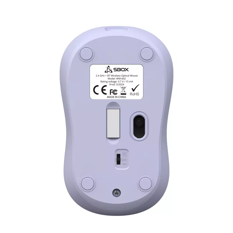 Sbox WM-602 lila inalámbrico