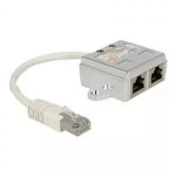 Cable de red DeLOCK 65224 RJ-45 0,15 m Blanco