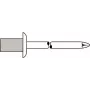 Remache ciego GESIPA 4×8,0 mm Al/A2 CAP Standard, 500 uds.
