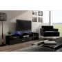 Soporte de TV Cama EVORA 200 negro/negro brillante