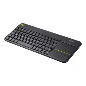 Logitech Wireless Touch Keyboard K400 Plus Mini QWERTZ Negro