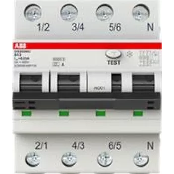 Interruptor RCBO ABB DS203NCA-B20/03P+N DS203NC B20 A30 (2CSR256140R1205)