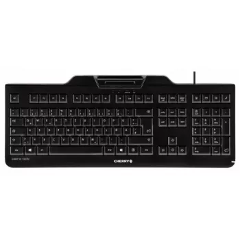 CHERRY KC 1000 SC Teclado Universal USB AZERTY Belga Negro