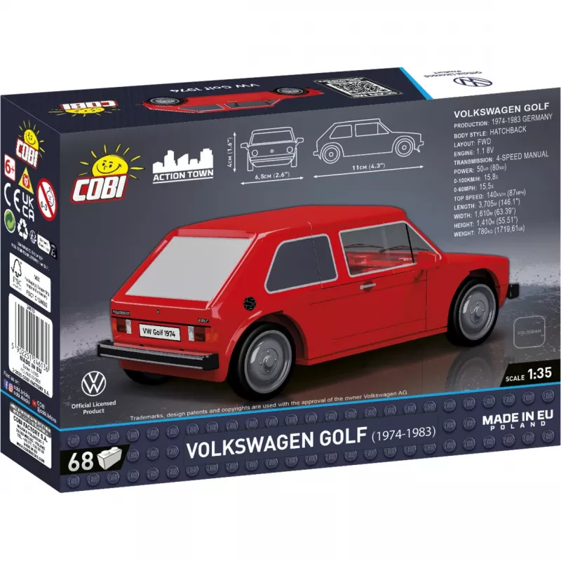 Maqueta Cobi Volkswagen Golf 1974–1983 1:35