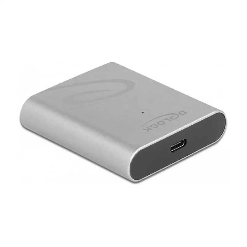 Lector de tarjetas DeLOCK 91751 USB 3.2 Gen 1 Type-C plateado