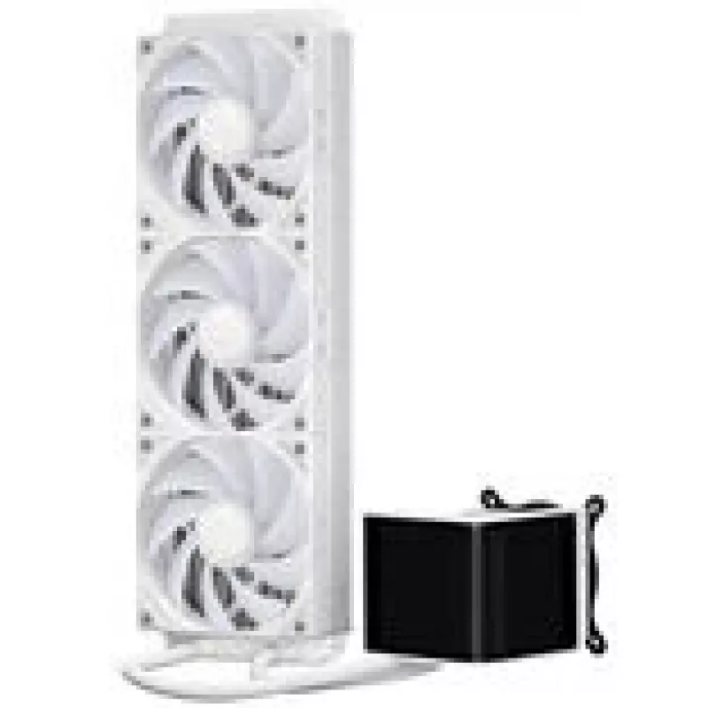Lian Li O11 Vision Compact + TRYX PANORAMA SE ARGB Refrigeración Líquida Completa - Blanco, 360 mm