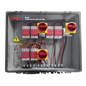 Caja combinadora fotovoltaica CNC NV822324 DC 6in-6out IP66