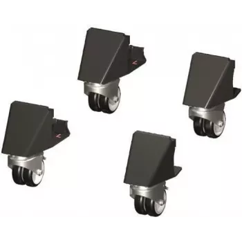 Ruedas giratorias Rittal 8660.110 acero inoxidable 4 uds.