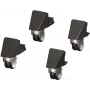 Ruedas giratorias Rittal 8660.110 acero inoxidable 4 uds.