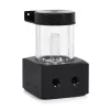 Alphacool Core 100 Aurora 15393 depósito, D5/VPP, ARGB, acetal/acrílico, negro