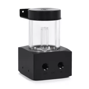Depósito Aquatuning GmbH 1022162 Acetal Acrílico Negro Transparente 76,5 mm