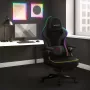 Silla gaming huzaro HZ-FORCE 4.6 RGB negra Mesh — ergonómica, altura ajustable, iluminación RGB, asiento de tela, máx. 130 kg