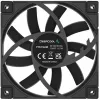 Ventilador de caja PWM slim de 120 mm DeepCool FT12 slim – negro, diseño de perfil bajo, control PWM