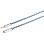 Cable de audio de 3,5 mm ShiverPeaks 30805-1.5-MHQ-schlank cromo metal schlank Line 1,5 m
