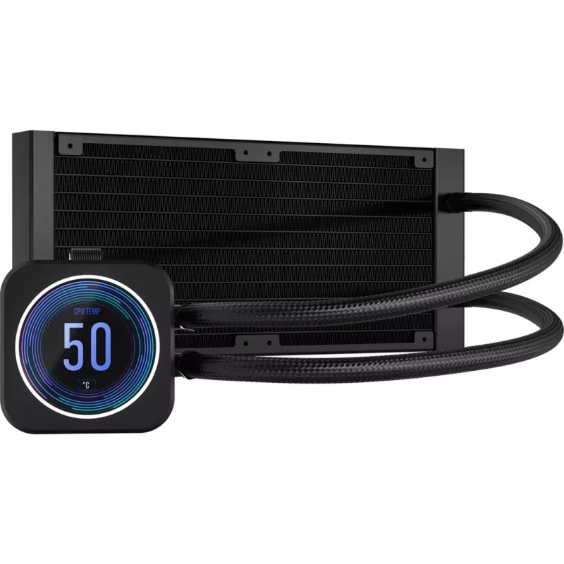 Corsair CW-9060074-WW Sistema de refrigeración para ordenador Refrigeración líquida todo en uno para procesador 12 cm Negro 1 ud.