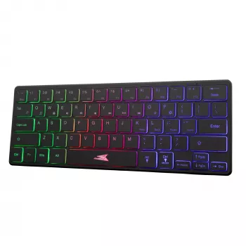 Teclado mecánico Baracuda Seahorse negro SEAHORSE-B duradero ligero
