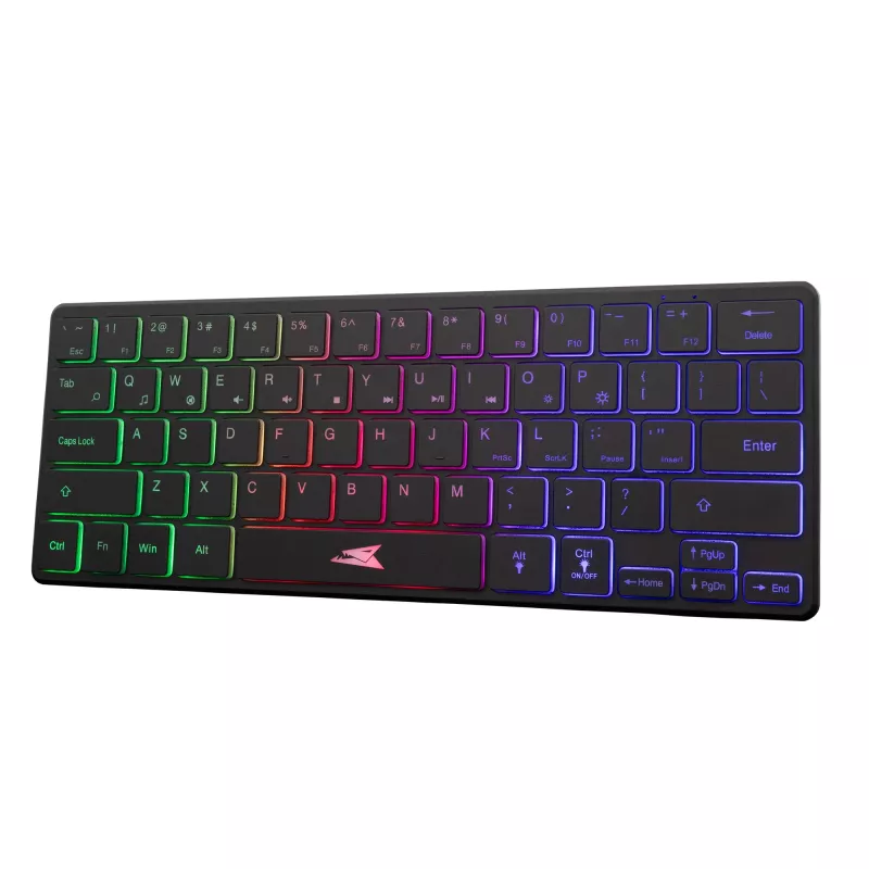 Teclado mecánico Baracuda Seahorse negro SEAHORSE-B duradero ligero