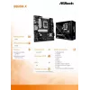 ASRock B860M-X placa base, Intel B860, LGA 1851, micro ATX, DDR5